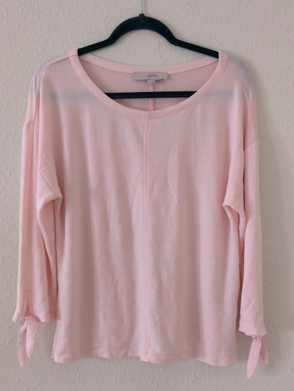 Loft Pink Long Sleeve Blouse Size Small NWT